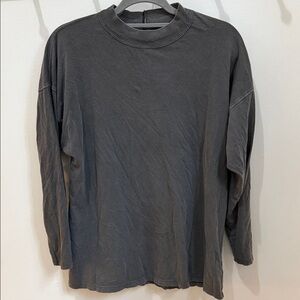 We the Free Oversized Long Sleeve Cotton Shirt